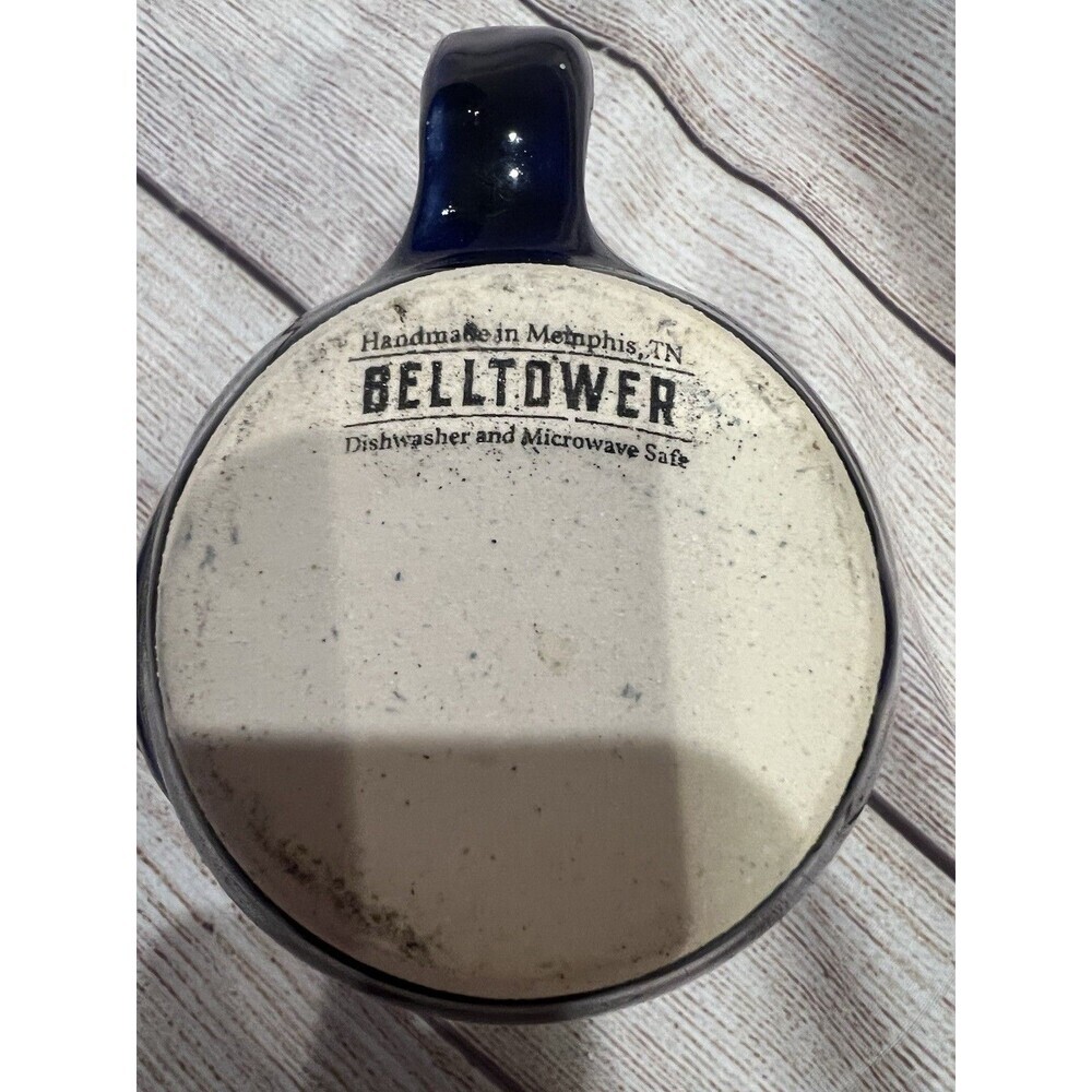 Belltower Blue and white tri-tone mug, stamp of Tennessee’s tri-star emblem - Picture 5 of 5